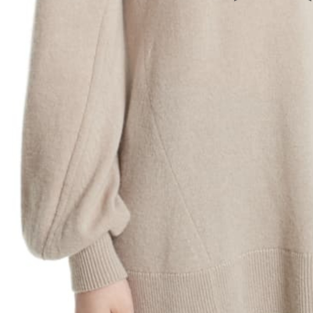 Rag and Bone tan Ace mockneck sweater sz M - Picture 6 of 7